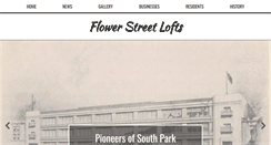 Desktop Screenshot of flowerstreetlofts.com
